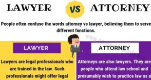 Lawyer Versus Attorney Definition